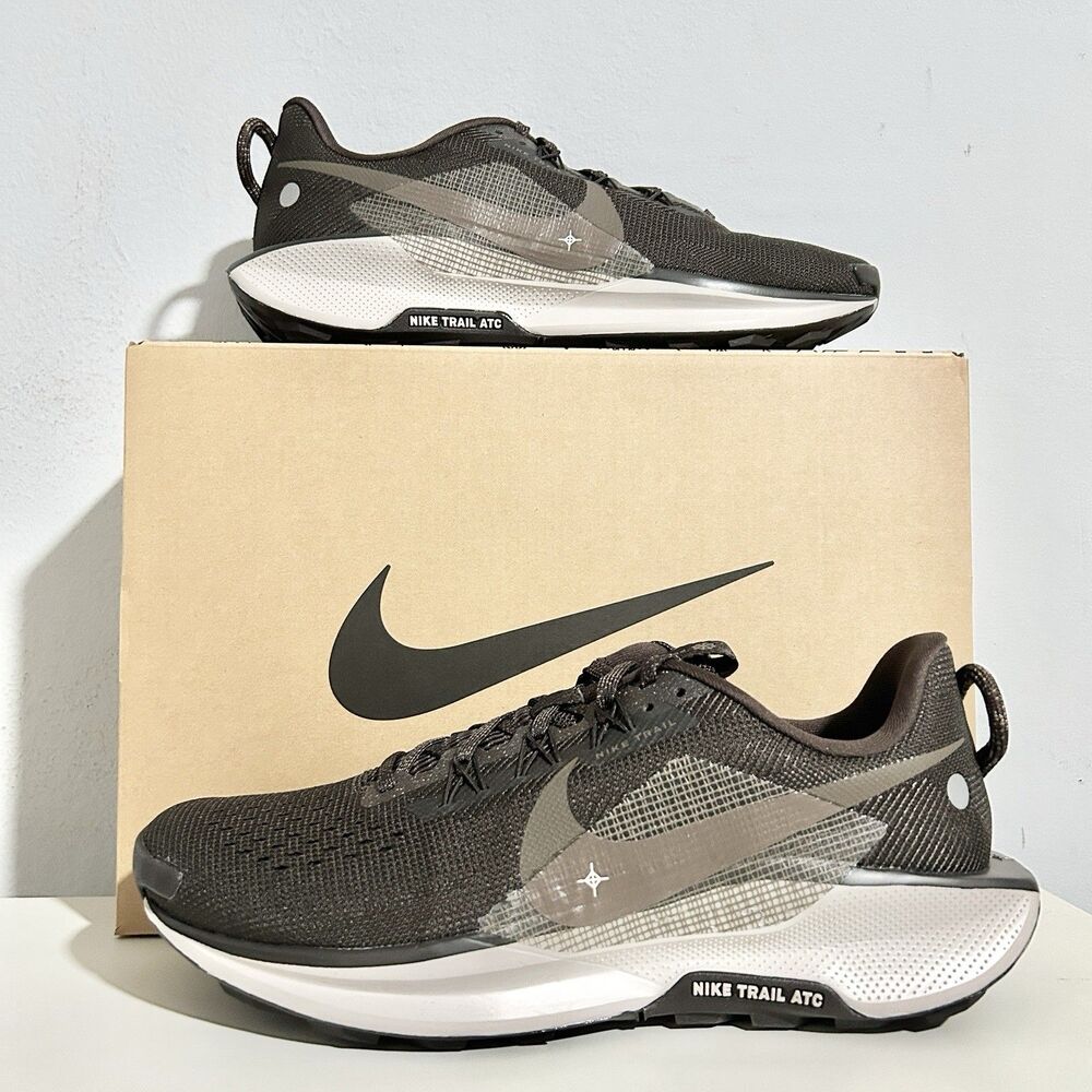 Nike ReactX Pegasus Trail 5 “Velvet Brown Grey” Men's Size 9.5 Running Shoes